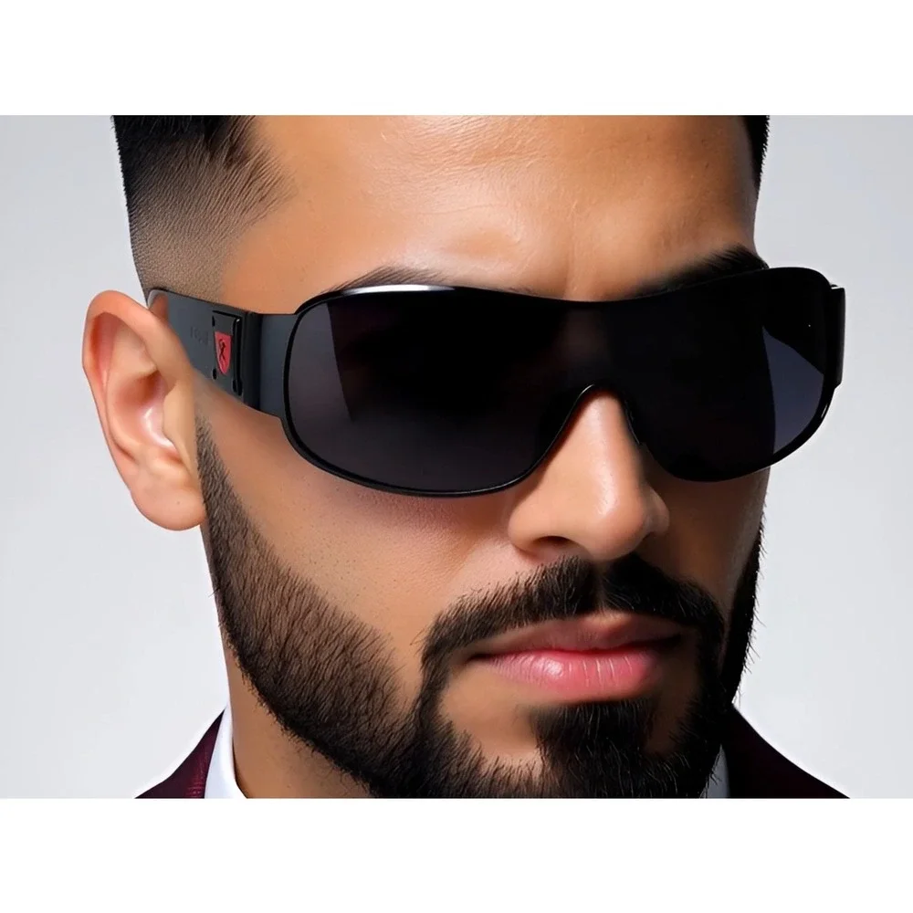 Shield Sunglasses Sport Visor Style Driving‎ Golf Cycling Sun Glasses Men Lentes